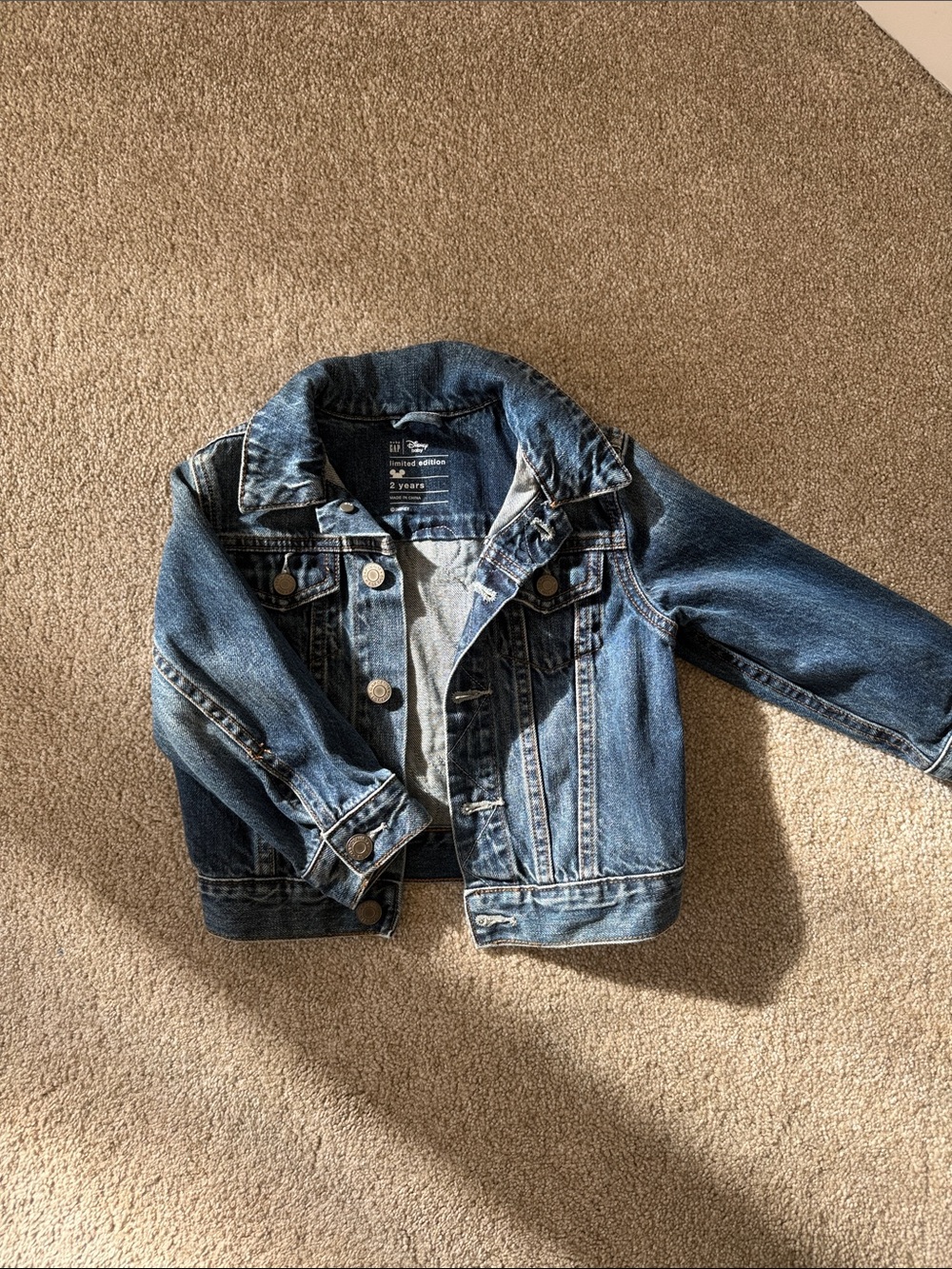 Children's Denim Jacket - Blue - The Gap